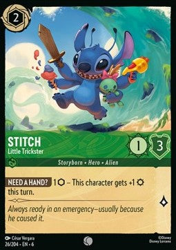 Stitch - Little Trickster - Azurite Sea (Common) [6AZS-26]