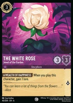 The White Rose - Jewel of the Garden - Azurite Sea (Common) [6AZS-40]