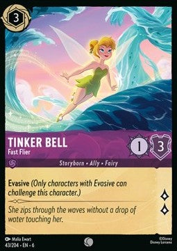 Tinker Bell - Fast Flier - Azurite Sea (Common) [6AZS-43]