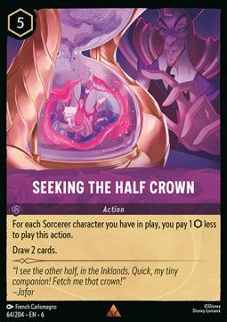 Seeking the Half Crown - Azurite Sea (Rare) [6AZS-64]