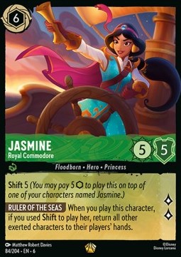 Jasmine - Royal Commodore - Azurite Sea (Legendary) [6AZS-84]