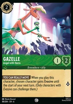 Gazelle - Angel with Horns - Azurite Sea (Common) [6AZS-88]