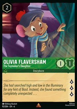 Olivia Flaversham - The Toymaker's Daughter - Azurite Sea (Rare) [6AZS-92]