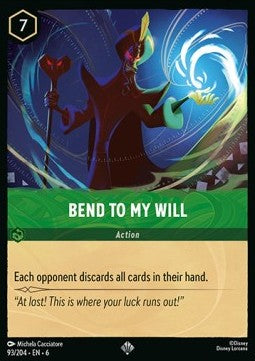 Bend to My Will - Azurite Sea (Super Rare) [6AZS-93]