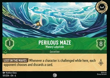 Perilous Maze - Watery Labyrinth - Azurite Sea (Common) [6AZS-101]