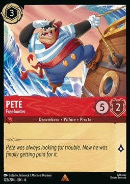 Pete - Freebooter - Azurite Sea (Rare) [6AZS-122]