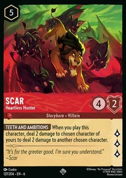 Scar - Heartless Hunter - Azurite Sea (Super Rare) [6AZS-127]