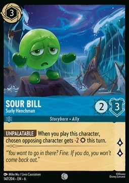 Sour Bill - Surly Henchman - Azurite Sea (Common) [6AZS-147]