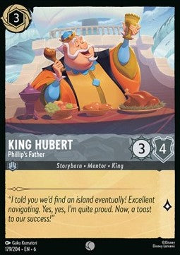King Hubert - Phillip's Father - Azurite Sea (Common) [6AZS-179]
