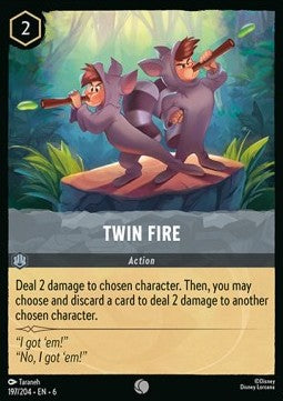 Twin Fire - Azurite Sea (Common) [6AZS-197]