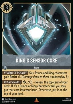 King's Sensor Core - Azurite Sea (Rare) [6AZS-200]