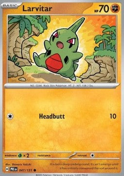 Larvitar - Prismatic Evolutions (Common) [PRE-047]