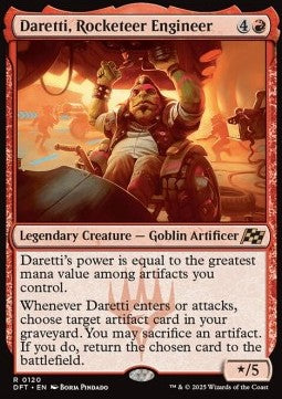 Daretti, Rocketeer Engineer - Aetherdrift (Rare) [DFT-120]