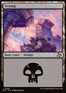Swamp (V.2) - Aetherdrift (Land) [DFT-284]
