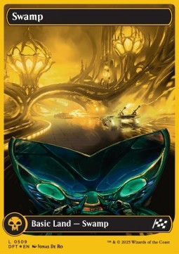 Swamp (V.1) - Aetherdrift: First-Place (Land) [DFTFP-509]
