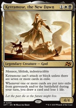 Ketramose, the New Dawn - Aetherdrift (Mythic) [DFT-209]