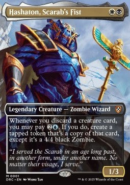 Hashaton, Scarab's Fist - Commander: Aetherdrift (Mythic) [DRC-1]
