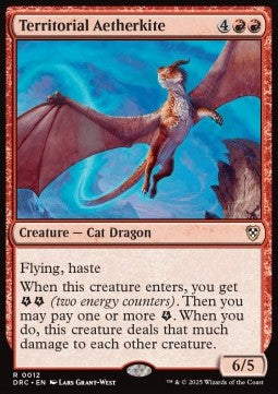 Territorial Aetherkite - Commander: Aetherdrift (Rare) [DRC-12]