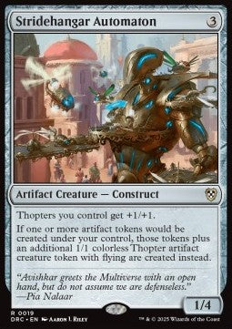 Stridehangar Automaton - Commander: Aetherdrift (Rare) [DRC-19]