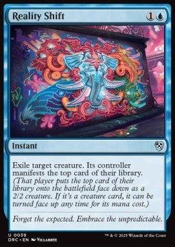 Reality Shift - Commander: Aetherdrift (Uncommon) [DRC-39]