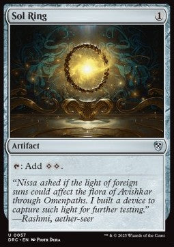 Sol Ring - Commander: Aetherdrift (Uncommon) [DRC-57]