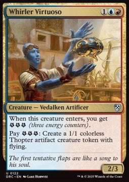 Whirler Virtuoso - Commander: Aetherdrift (Uncommon) [DRC-122]