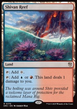 Shivan Reef - Commander: Aetherdrift (Rare) [DRC-170]