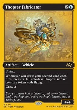 Thopter Fabricator (V.1) - Aetherdrift: First-Place (Rare) [DFTFP-441]