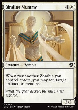 Binding Mummy - Commander: Aetherdrift (Common) [DRC-63]