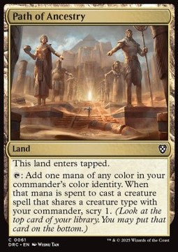 Path of Ancestry (V.1) - Commander: Aetherdrift (Common) [DRC-61]