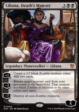 Liliana, Death's Majesty - Commander: Aetherdrift (Mythic) [DRC-94]