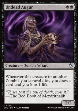Undead Augur - Commander: Aetherdrift (Uncommon) [DRC-100]