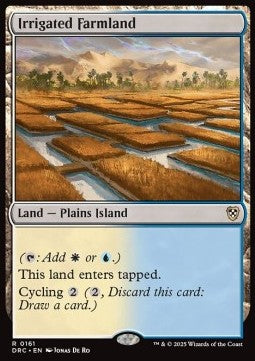 Irrigated Farmland - Commander: Aetherdrift (Rare) [DRC-161]