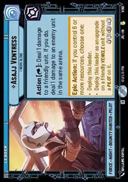 Asajj Ventress, I Work Alone - Jump to Lightspeed (Rare) [JTL-001]