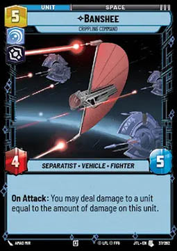 Banshee, Crippling Command - Jump to Lightspeed (Uncommon) [JTL-037]