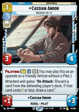 Cassian Andor, Threading the Eye - Jump to Lightspeed (Rare) [JTL-048]