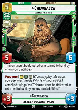Chewbacca, Faithful First Mate - Jump to Lightspeed (Special) [JTL-103]
