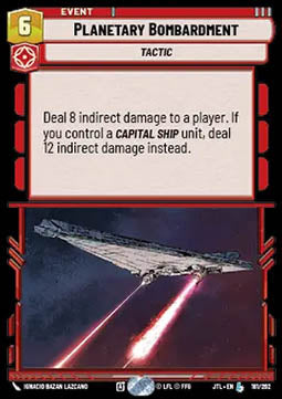 Planetary Bombardment - Jump to Lightspeed (Legendary) [JTL-181]