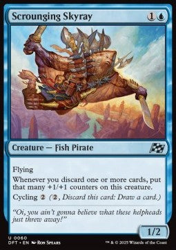 Scrounging Skyray - Aetherdrift (Uncommon) [DFT-60]