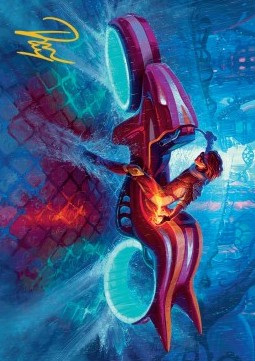 Art Series: Chandra, Spark Hunter (V.2) - Aetherdrift: Extras (Tip Card) [XDFT-A20]