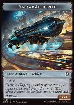 Nalaar Aetherjet Token (A */*) // Treasure Token - Aetherdrift: Tokens (Token) [TDFT-CT 16/11]