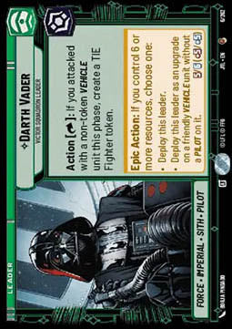 Darth Vader, Victor Squadron Leader - Jump to Lightspeed (Common) [JTL-006]