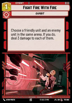 Fight Fire With Fire - Jump to Lightspeed (Common) [JTL-173]