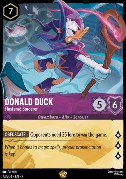Donald Duck - Flustered Sorcerer (V.1) - Archazia's Island (Legendary) [7ARI-73]