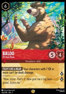 Baloo - Ol' Iron Paws - Archazia's Island (Legendary) [7ARI-142]