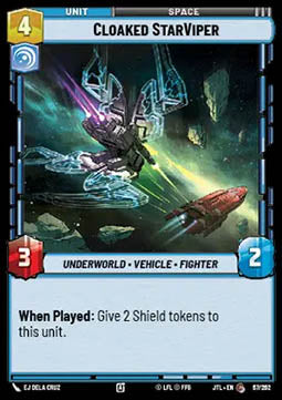 Cloaked StarViper - Jump to Lightspeed (Common) [JTL-067]