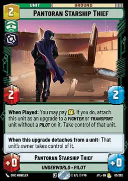 Pantoran Starship Thief - Jump to Lightspeed (Rare) [JTL-083]