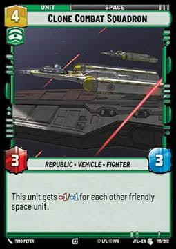 Clone Combat Squadron - Jump to Lightspeed (Uncommon) [JTL-115]