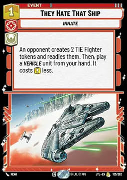 They Hate That Ship - Jump to Lightspeed (Rare) [JTL-155]