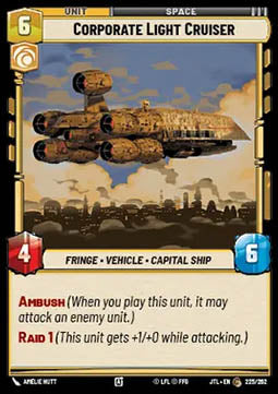 Corporate Light Cruiser - Jump to Lightspeed (Common) [JTL-225]